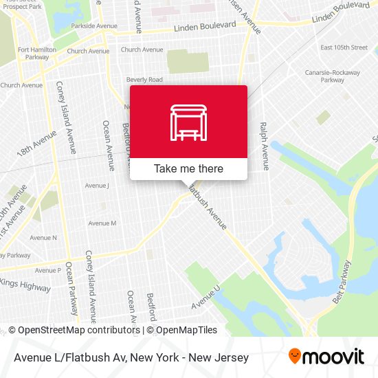 Mapa de Avenue L/Flatbush Av