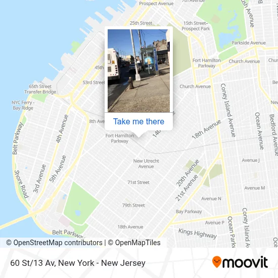 60 St/13 Av map