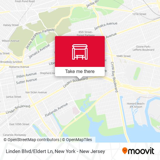Mapa de Linden Blvd/Eldert Ln