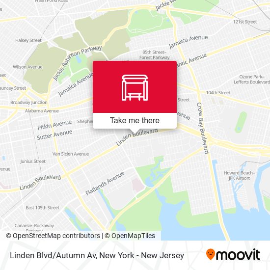 Mapa de Linden Blvd/Autumn Av