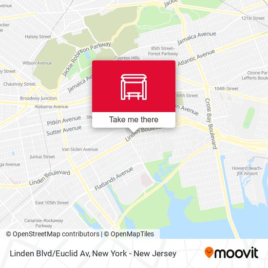 Mapa de Linden Blvd/Euclid Av
