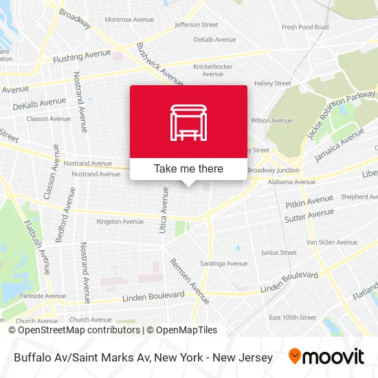 Buffalo Av/Saint Marks Av map