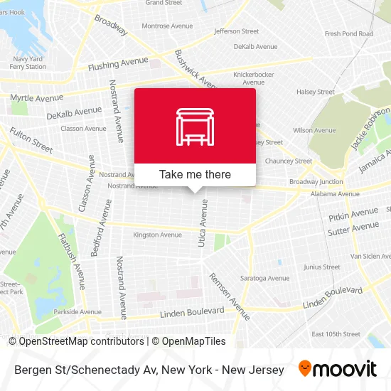 Bergen St/Schenectady Av map