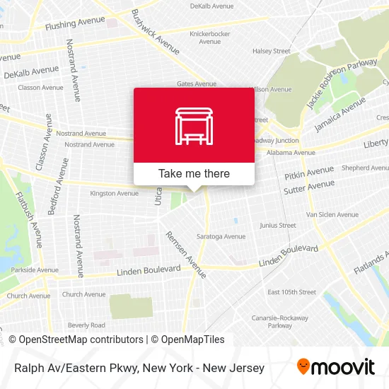 Ralph Av/Eastern Pkwy map