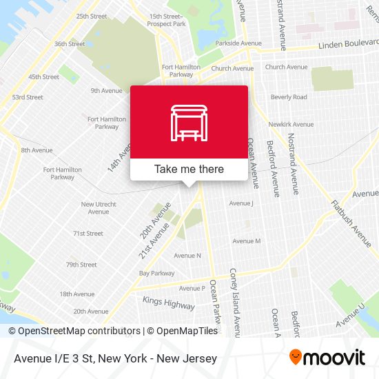 Mapa de Avenue I/E 3 St