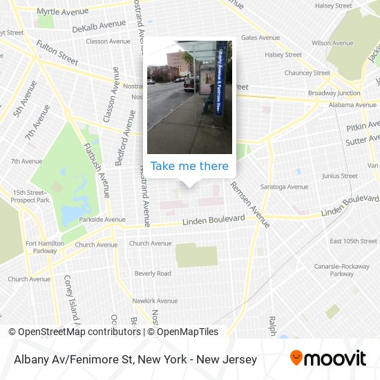 Mapa de Albany Av/Fenimore St
