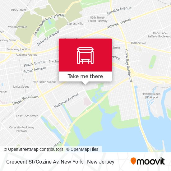 Mapa de Crescent St/Cozine Av