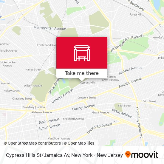 Cypress Hills St/Jamaica Av map