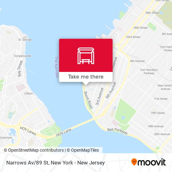 Mapa de Narrows Av/89 St