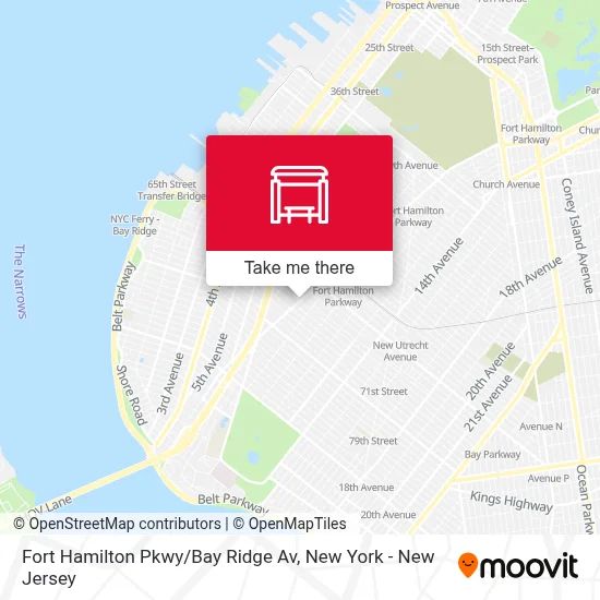 Fort Hamilton Pkwy / Bay Ridge Av map