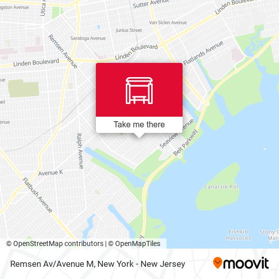 Mapa de Remsen Av/Avenue M