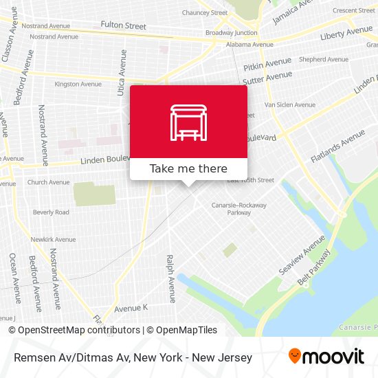 Mapa de Remsen Av/Ditmas Av