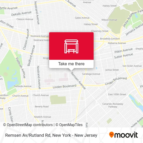 Remsen Av/Rutland Rd map