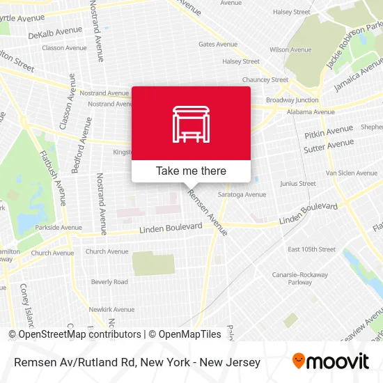 Remsen Av/Rutland Rd map