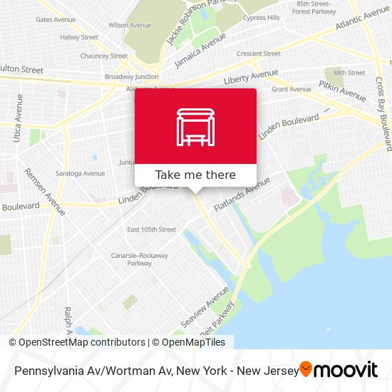 Mapa de Pennsylvania Av/Wortman Av