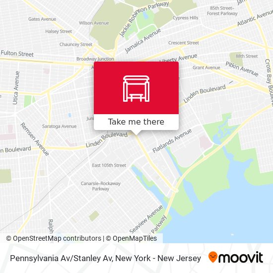 Pennsylvania Av/Stanley Av map