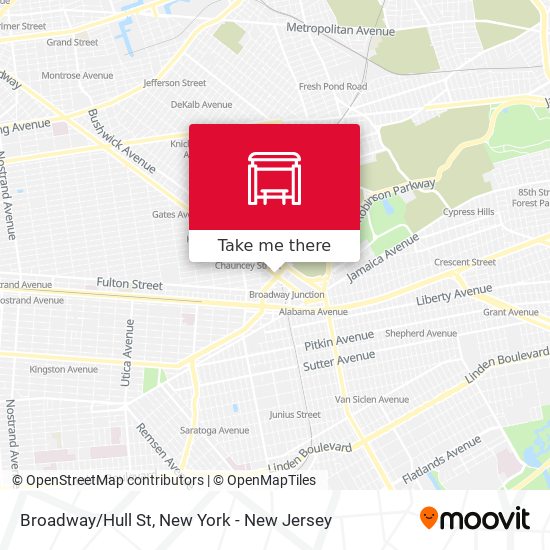 Mapa de Broadway/Hull St