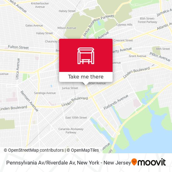 Mapa de Pennsylvania Av/Riverdale Av
