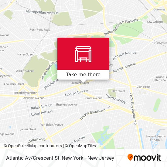 Mapa de Atlantic Av/Crescent St