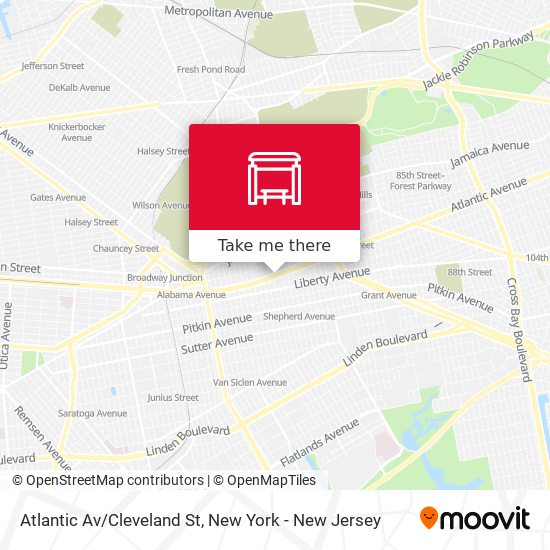 Mapa de Atlantic Av/Cleveland St