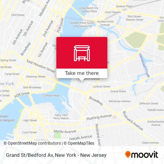 Mapa de Grand St/Bedford Av