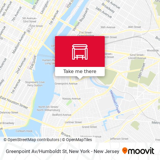 Greenpoint Av/Humboldt St map