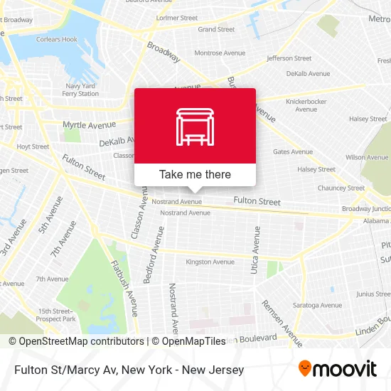 Fulton St/Marcy Av map