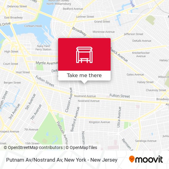 Mapa de Putnam Av/Nostrand Av