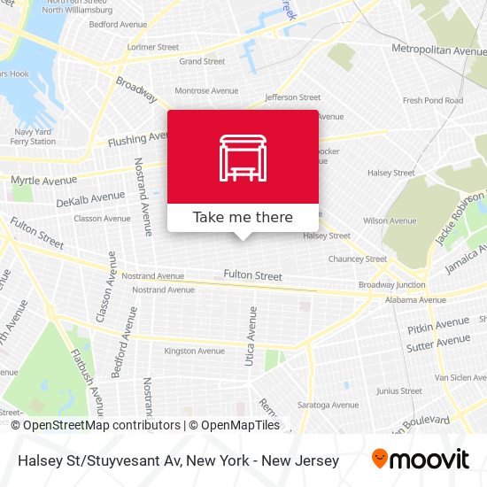 Mapa de Halsey St/Stuyvesant Av