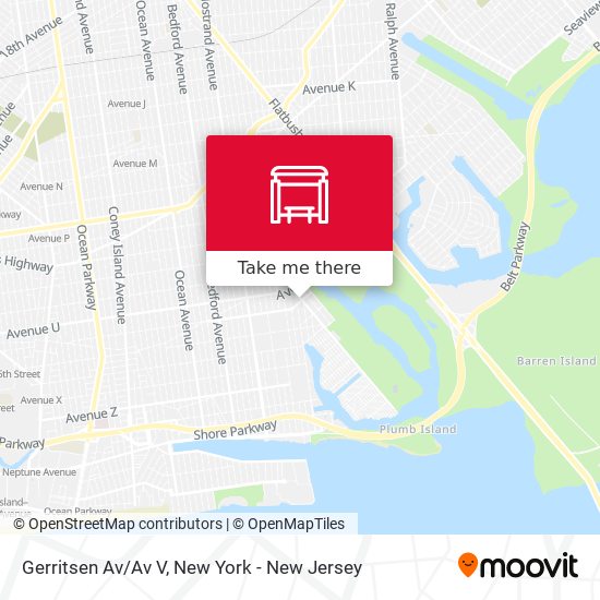 Mapa de Gerritsen Av/Av V
