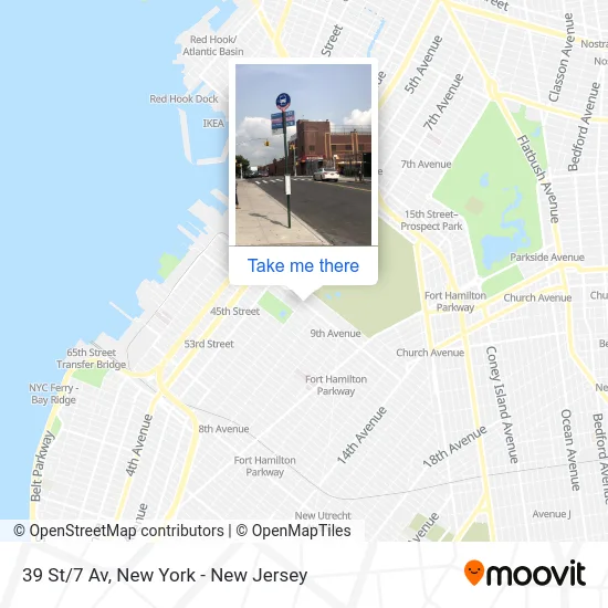 39 St/7 Av map