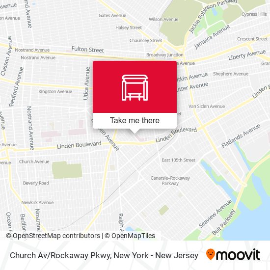 Mapa de Church Av/Rockaway Pkwy