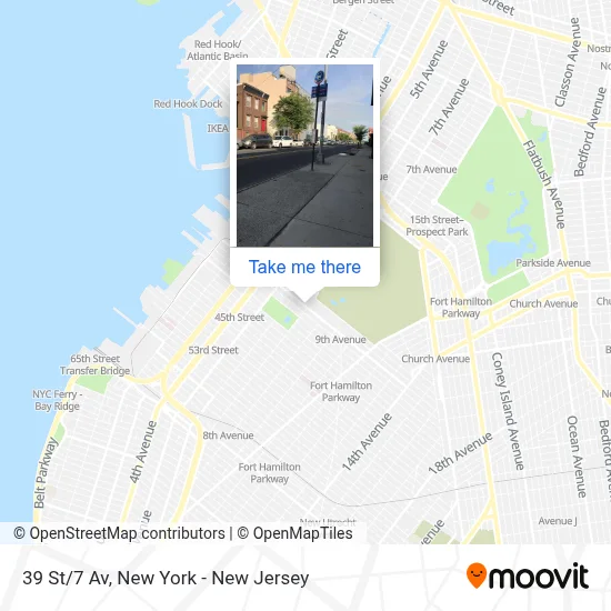 39 St/7 Av map
