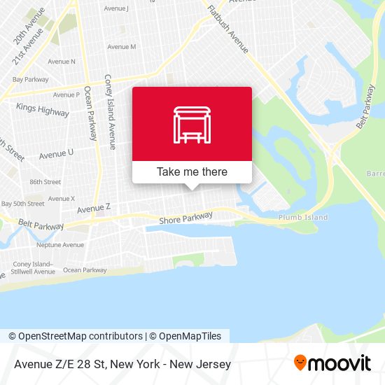 Mapa de Avenue Z/E 28 St