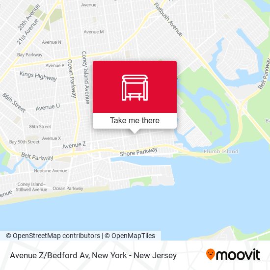 Mapa de Avenue Z/Bedford Av