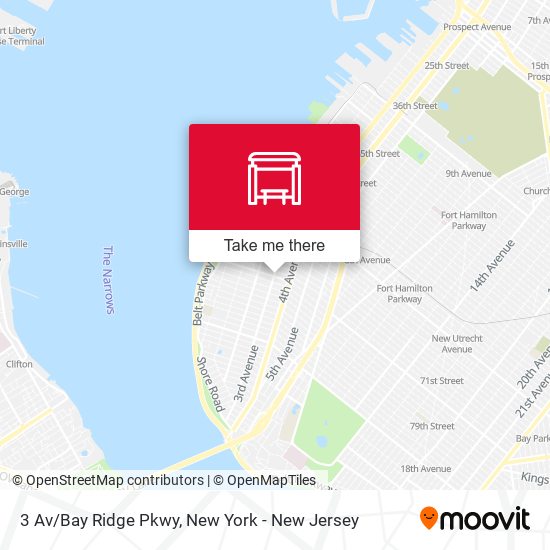 Mapa de 3 Av/Bay Ridge Pkwy