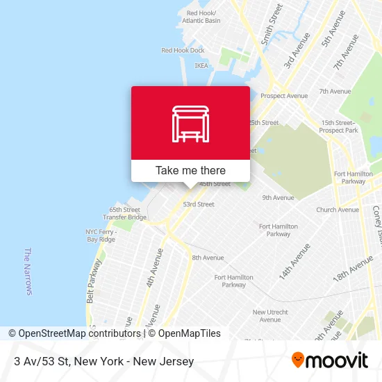 3 Av/53 St map