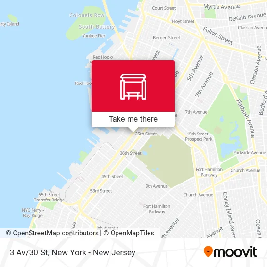 3 Av/30 St map