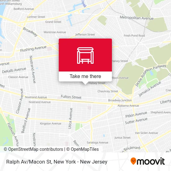 Ralph Av/Macon St map