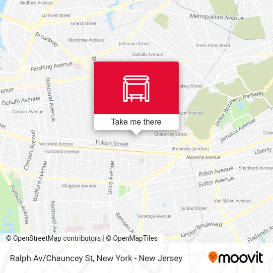 Ralph Av/Chauncey St map