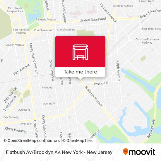 Flatbush Av/Brooklyn Av map