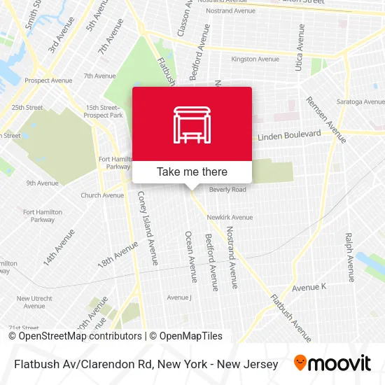 Flatbush Av/Clarendon Rd map