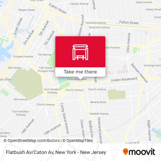 Mapa de Flatbush Av/Caton Av