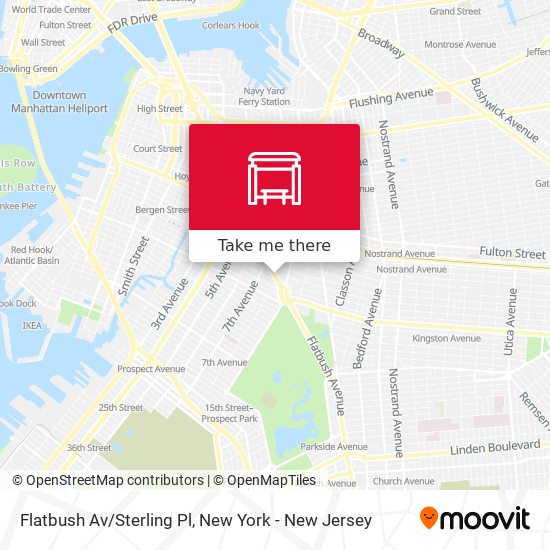 Mapa de Flatbush Av/Sterling Pl