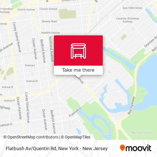 Flatbush Av/Quentin Rd map