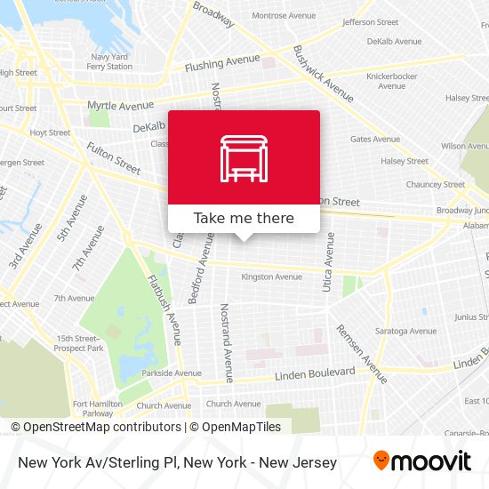 Mapa de New York Av/Sterling Pl