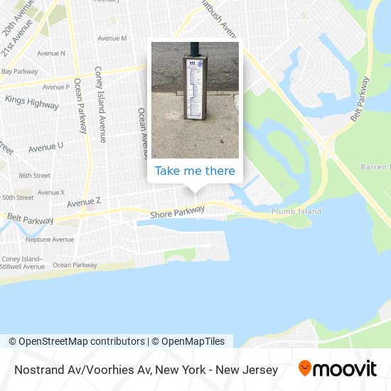 Mapa de Nostrand Av/Voorhies Av