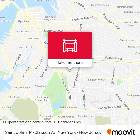 Saint Johns Pl/Classon Av map