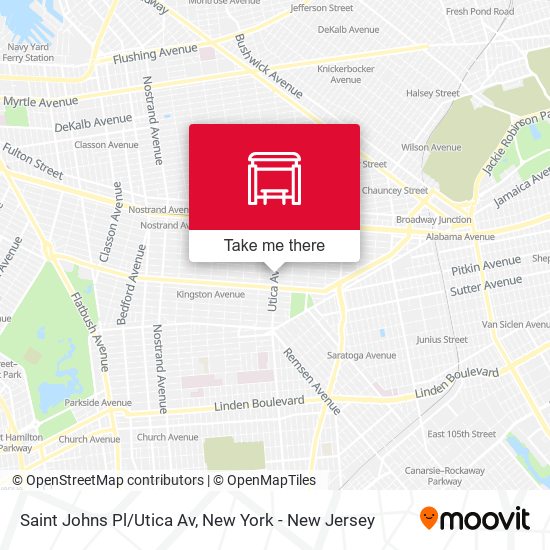 Mapa de Saint Johns Pl/Utica Av