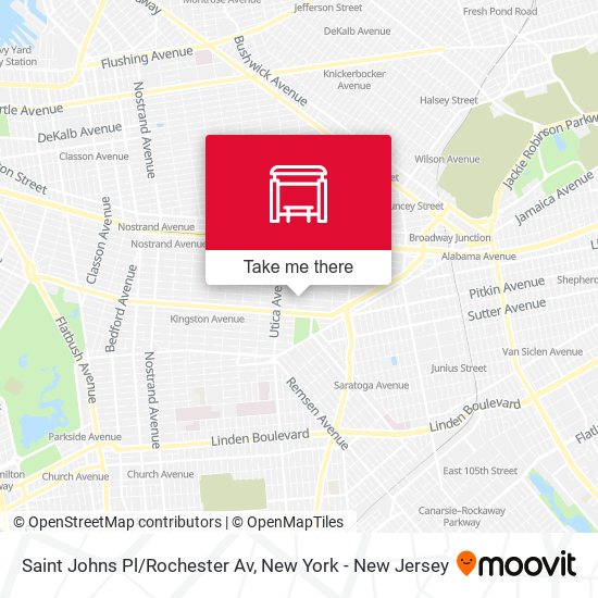 Saint Johns Pl/Rochester Av map